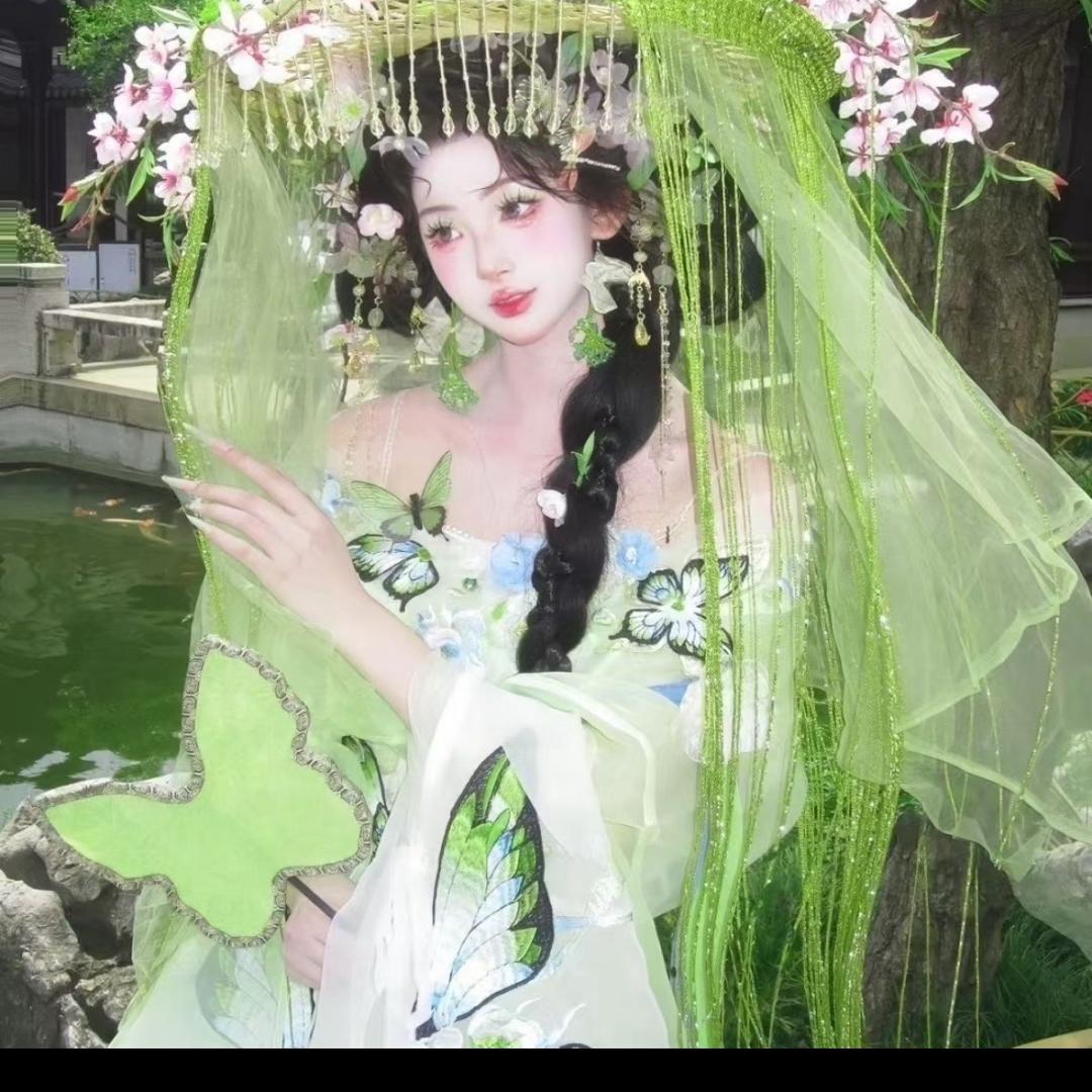 曹县海棠花令汉服