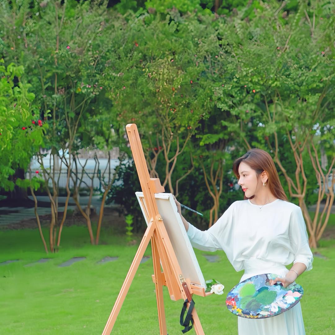 沫禾手绘油画（人物宠物肖像）