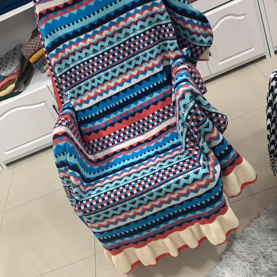 铭豪针织盖毯床尾巾