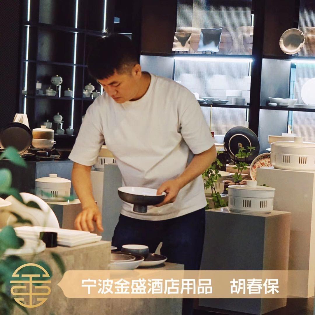 卖盘子的大叔（宁波金盛酒店餐具用品）