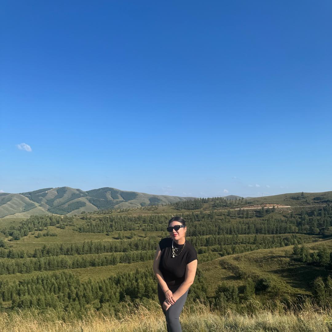 本人在蒙古国，乌兰巴托，