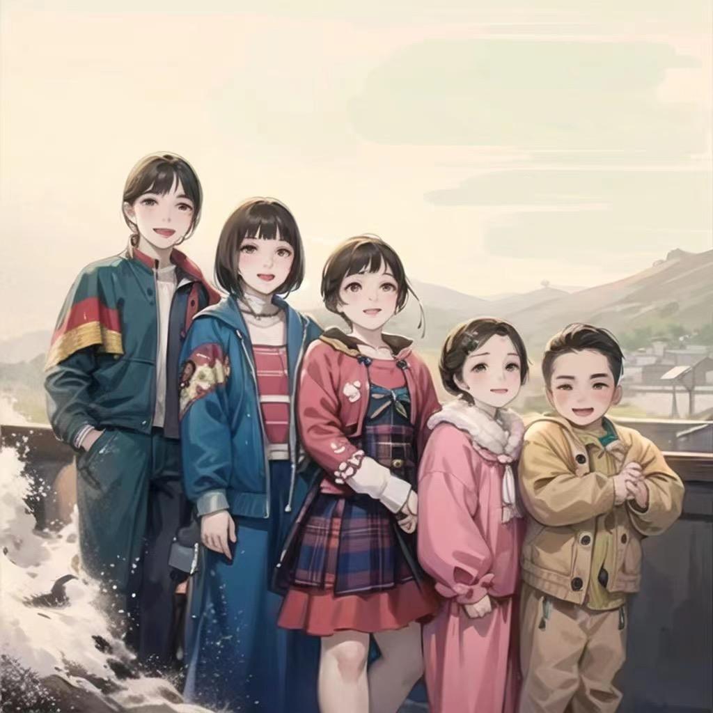 我有四个姐@抖音