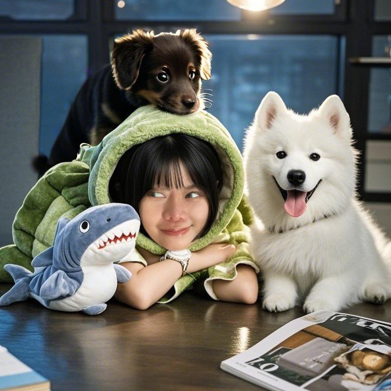 拥有1000张脸的阿吉