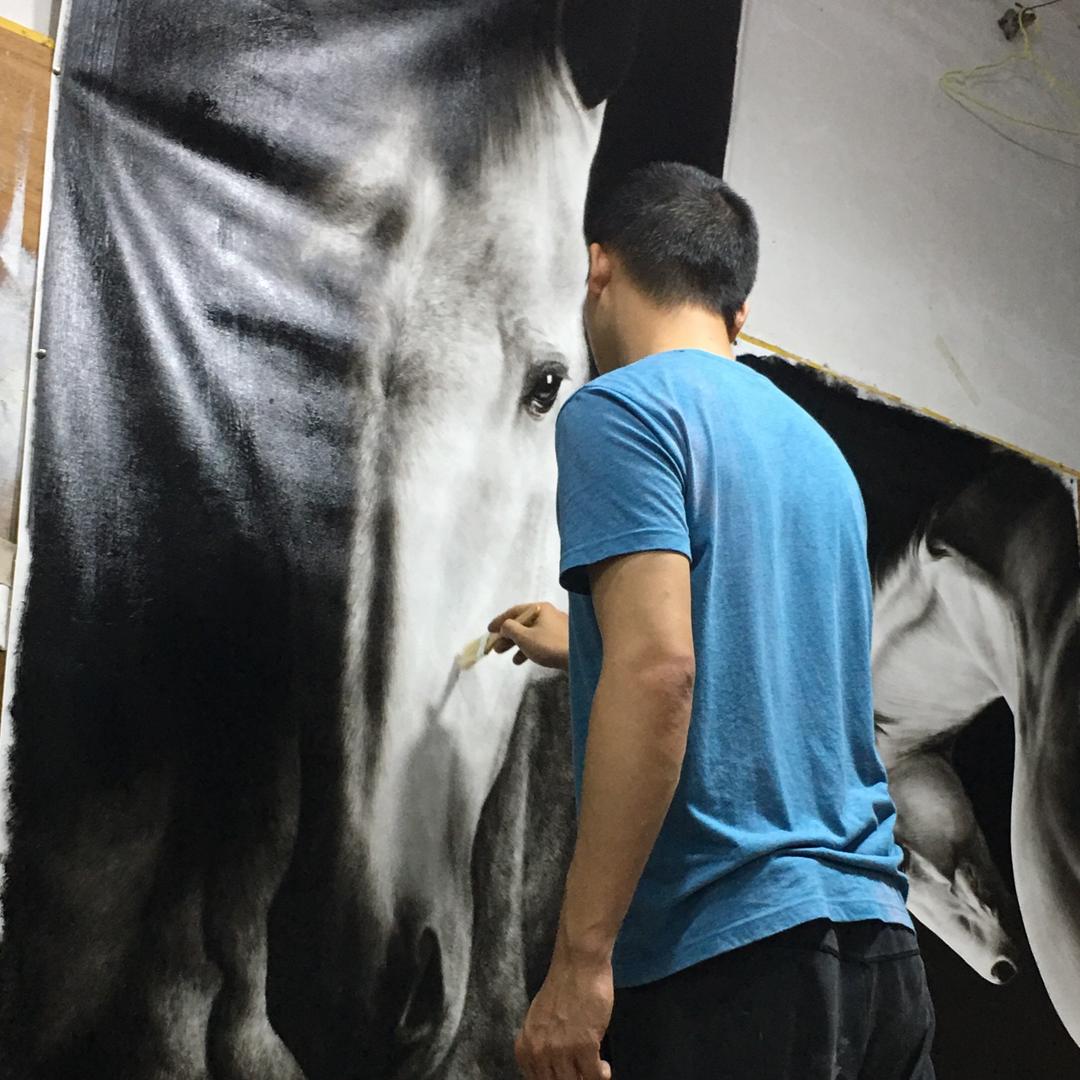 寻色油画