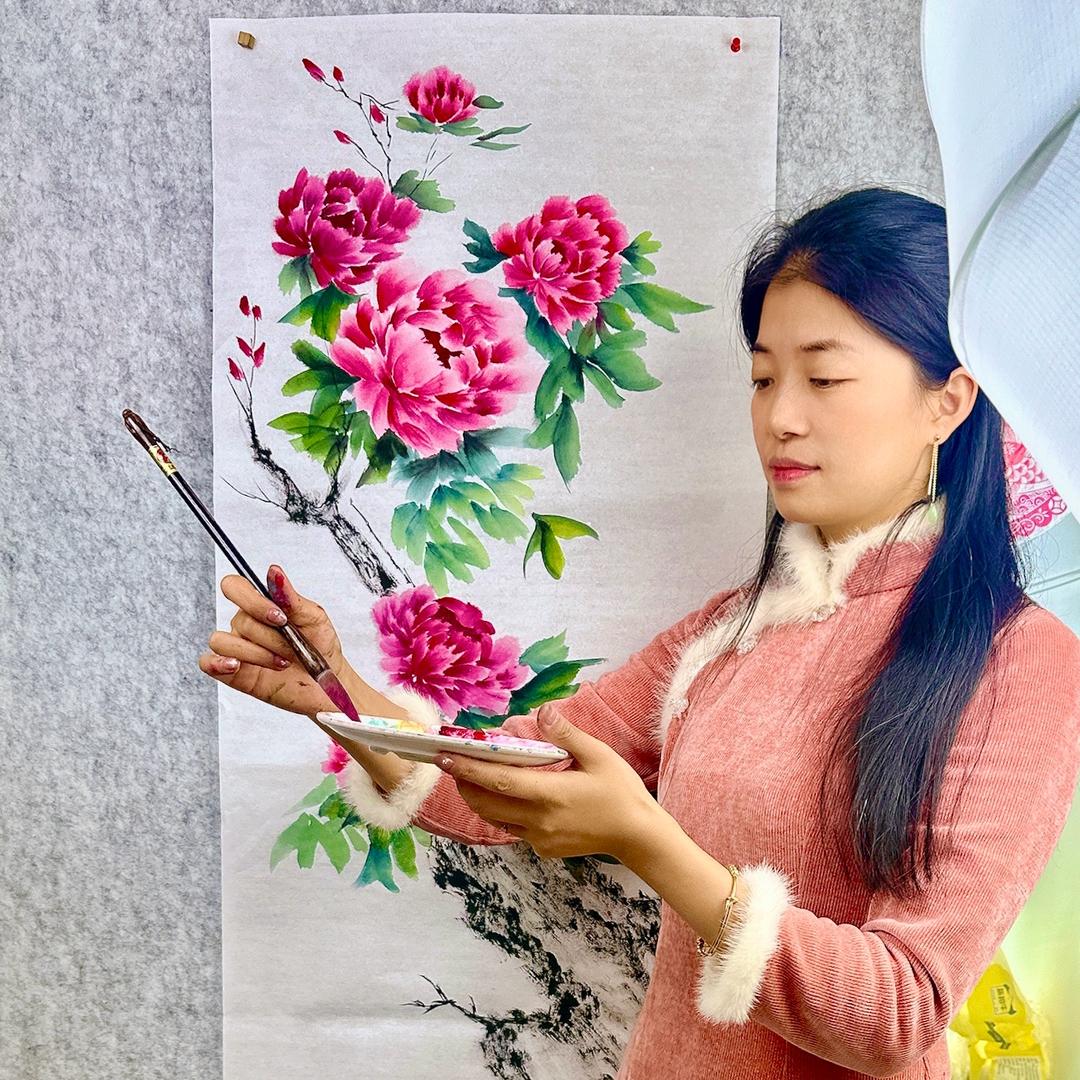 牡丹老师教国画