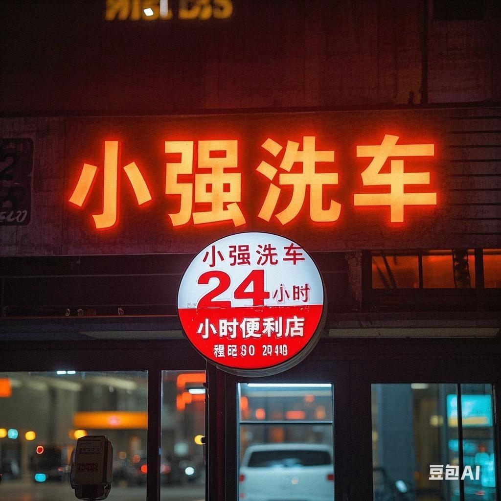 弓家塔小强洗车（24小时便利店）