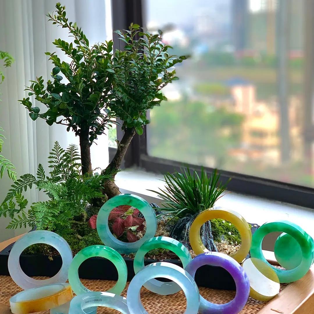 缅缅风饰品时尚冰透手镯