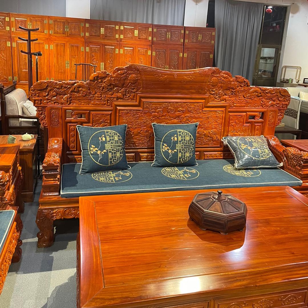 古风榆木实木家具工厂直营店