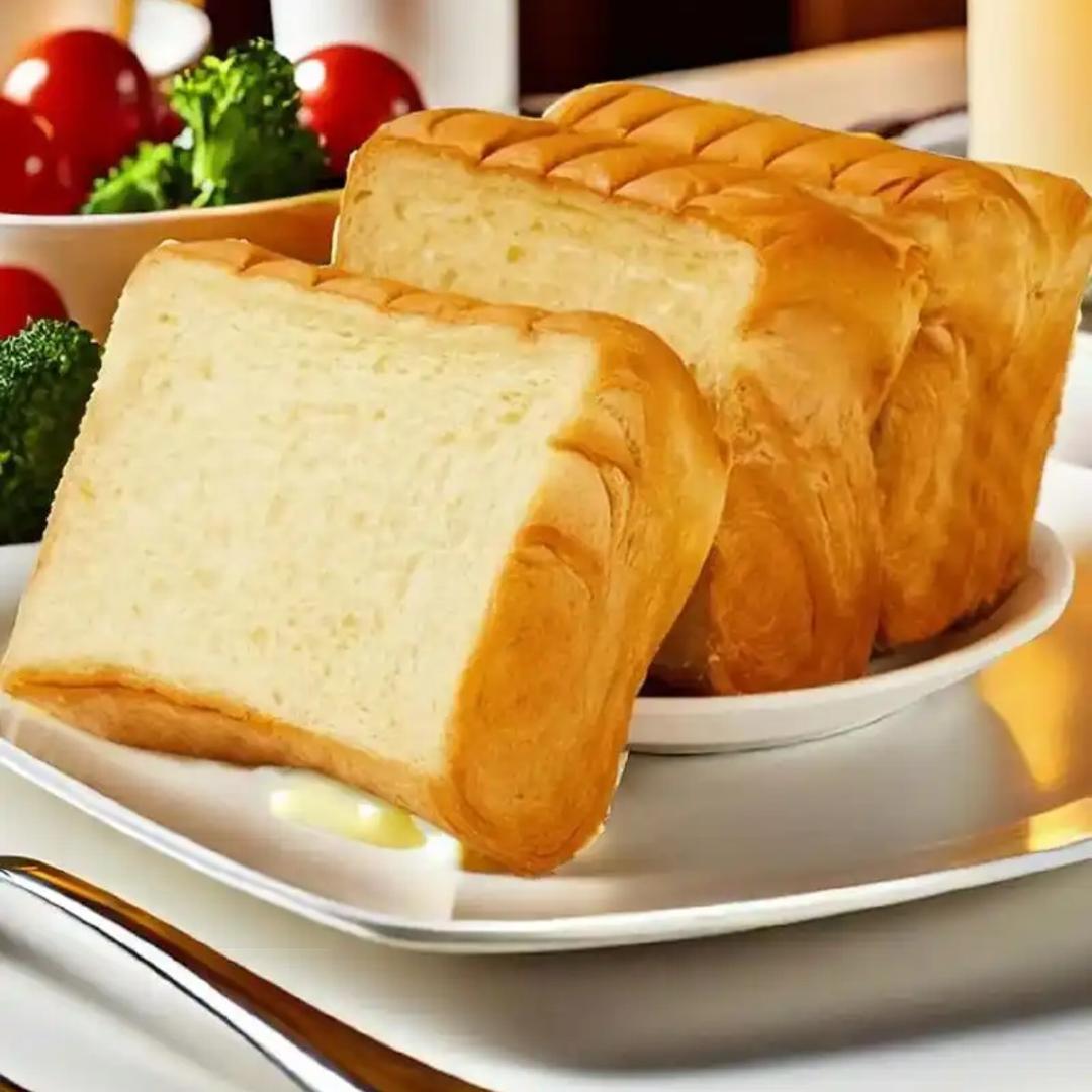 现烤现切厚切牛乳面包蛋糕