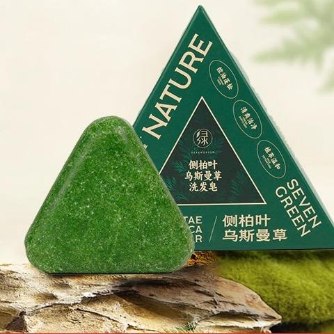 七绿草本洗发皂直播间