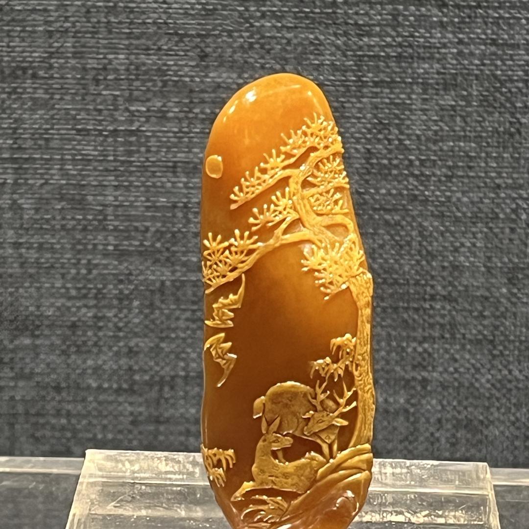 寿山田黄石工艺品传统文化