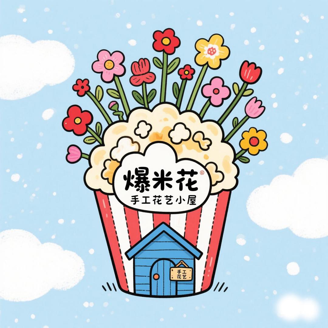 爆米花手工花艺小屋