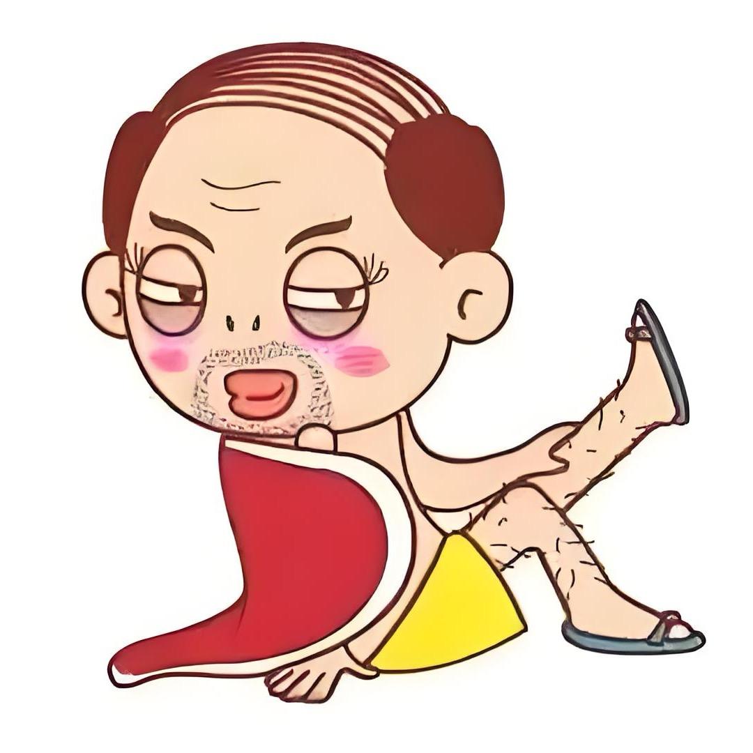 拽着老太太闯红灯💋