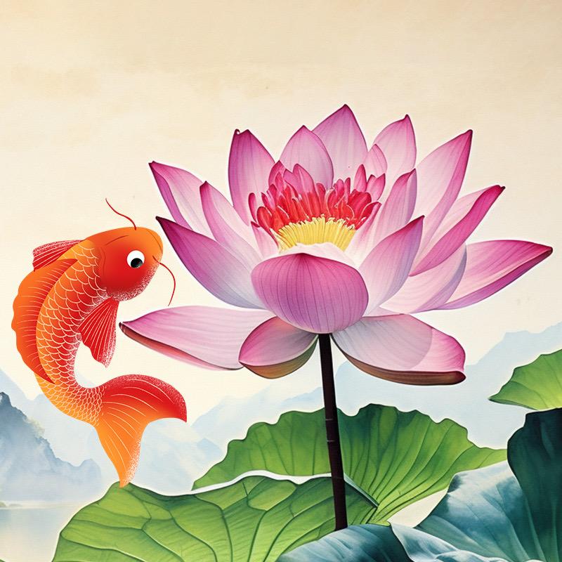 静世莲国画