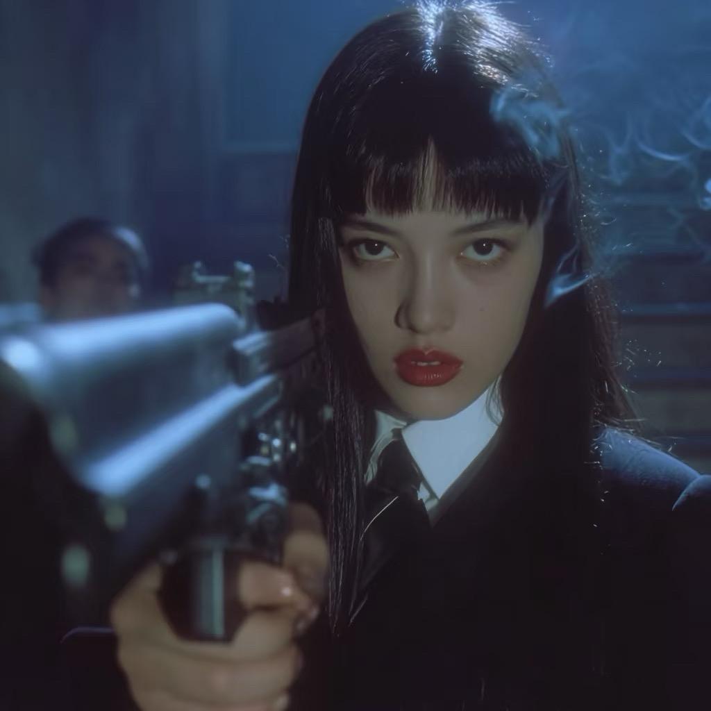 伊拉克持枪悍妇.