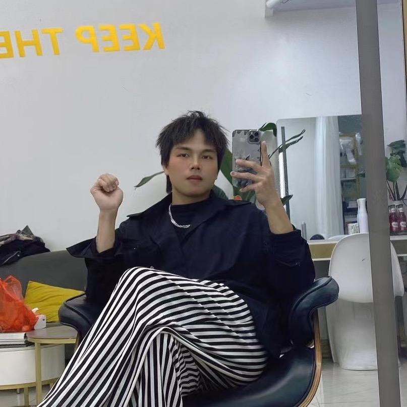 桂平w美咖男士烫染+咖啡造型