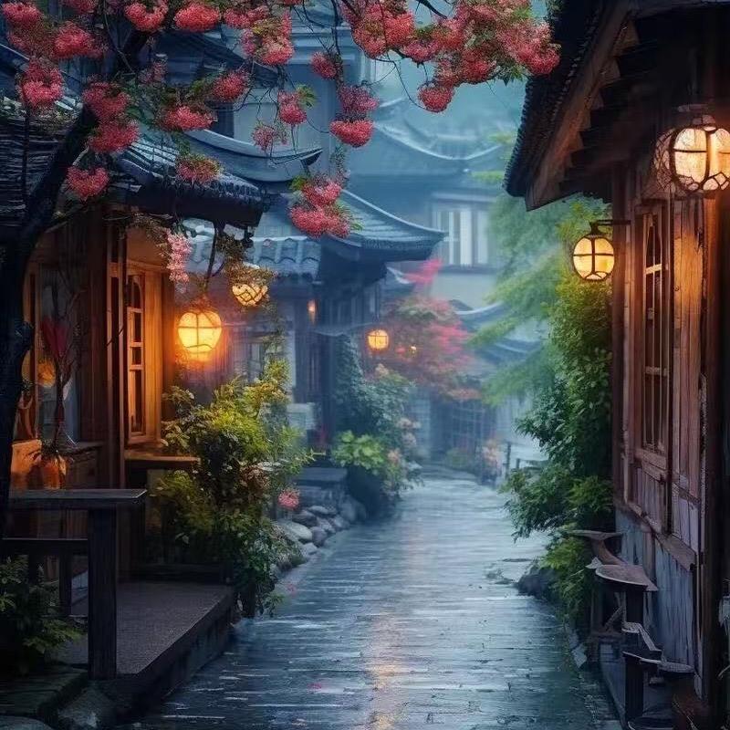 槐序深巷