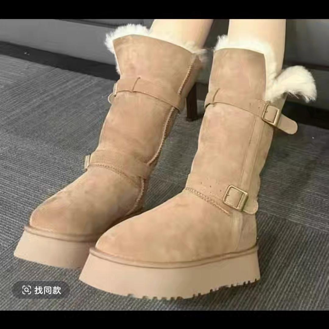 桑坡毛毛虫雪地靴工厂