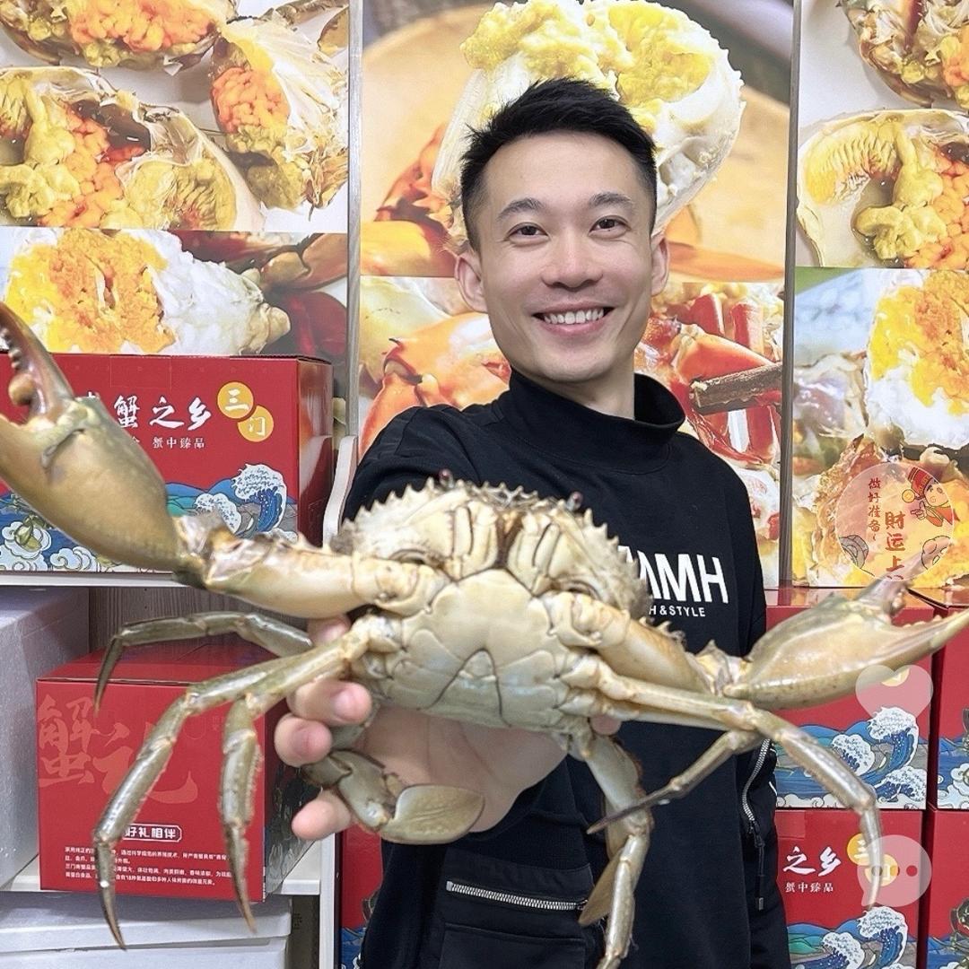 小灰灰三门青蟹