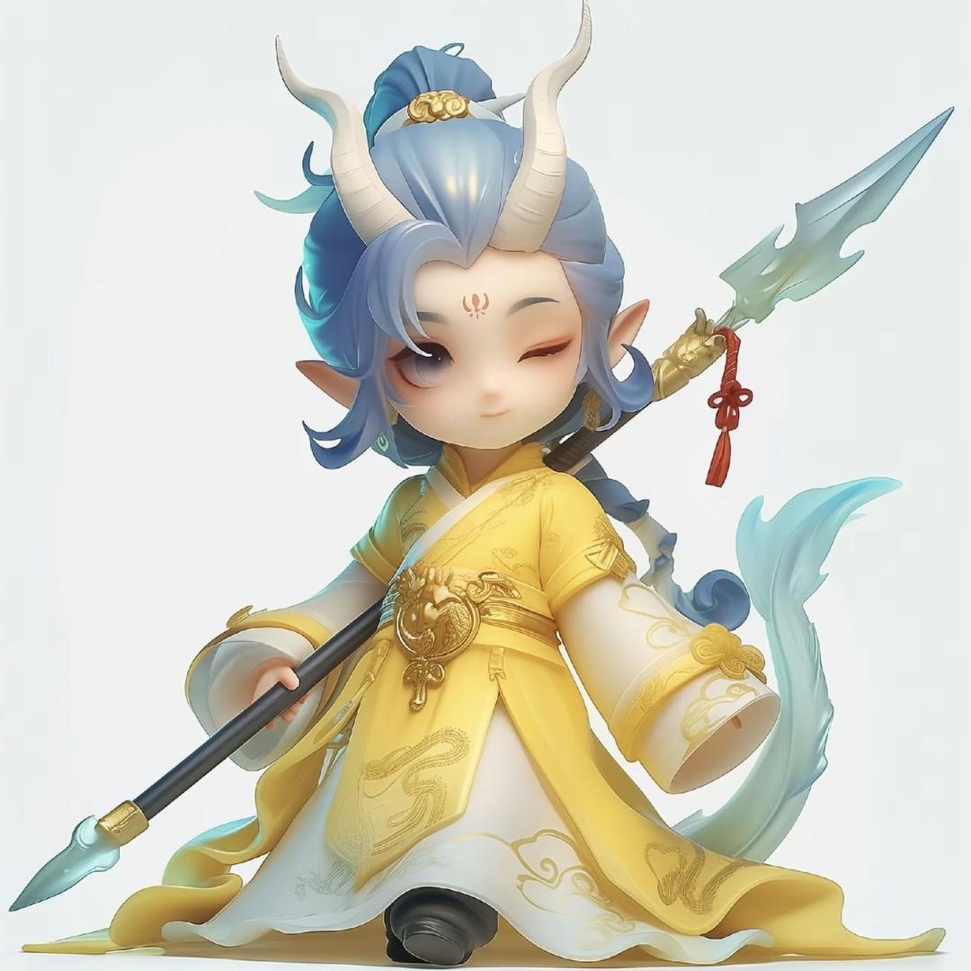 呆萌小河豚木语水族