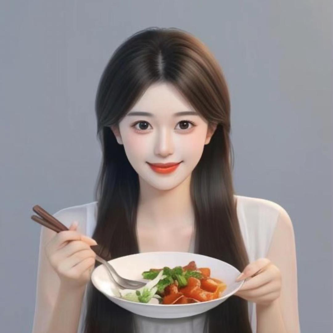 小妹吃饱了