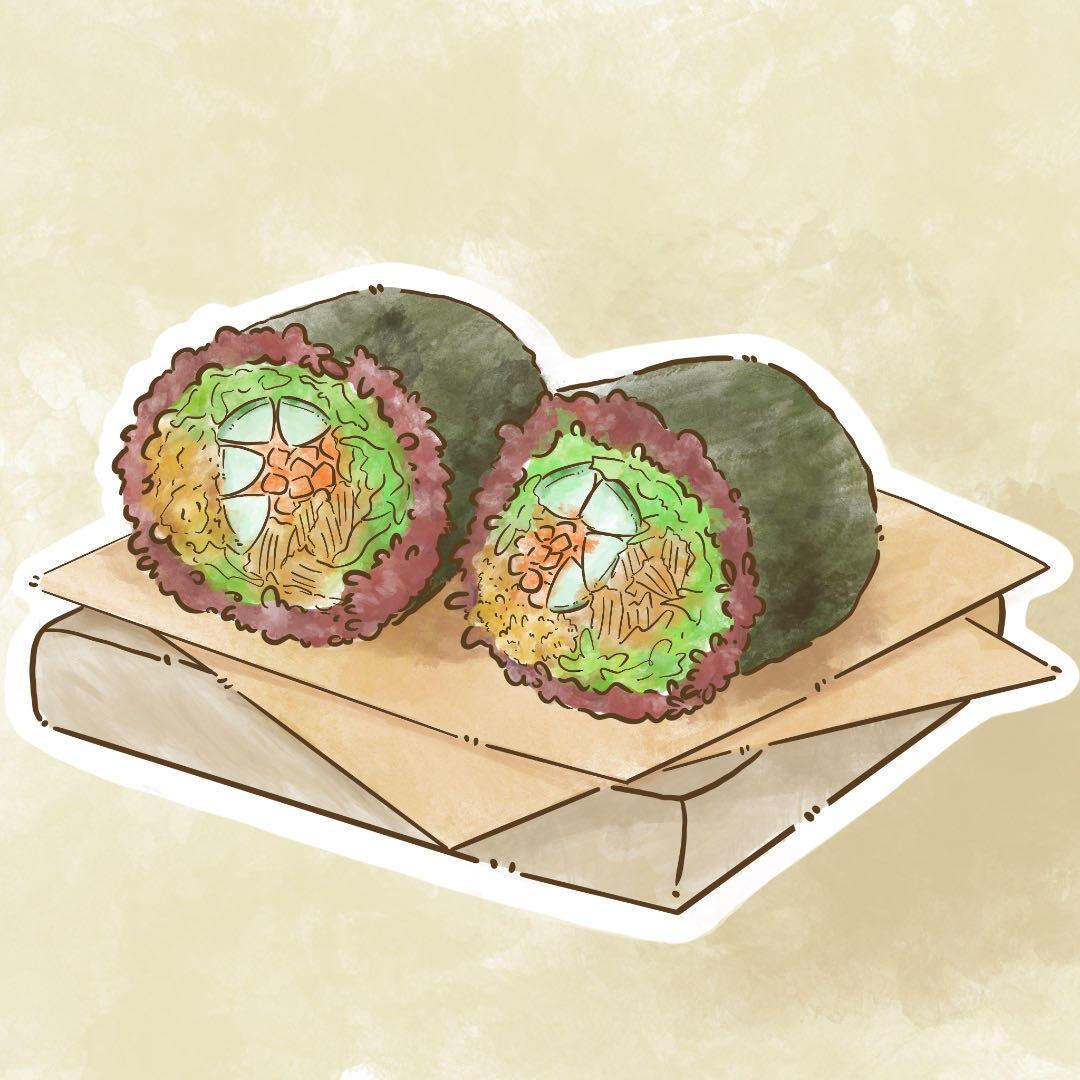 柒个紫米饭团ba~🍙