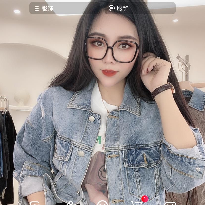 榜序传媒牛仔外套