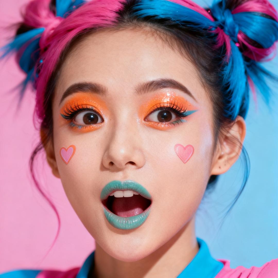 演唱会应援妆-开心果