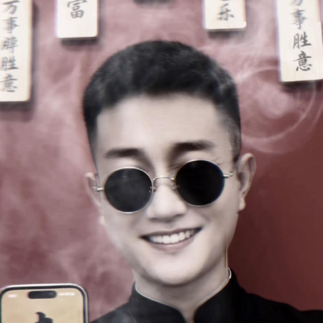 我有一块腹肌。