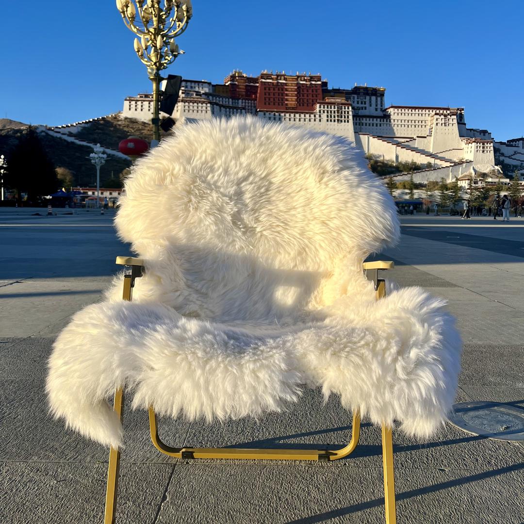 西藏我店喜羊羊皮毛一体保暖品