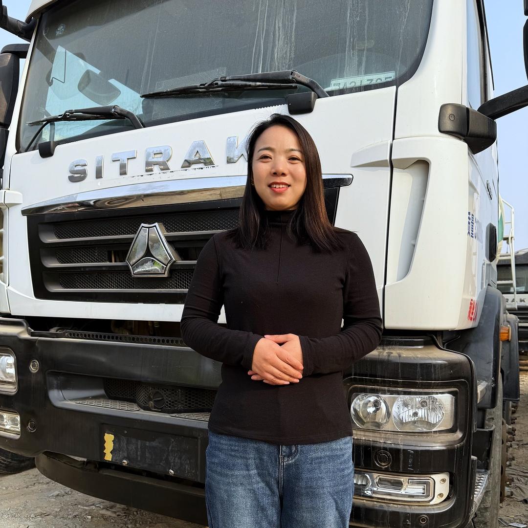 创宇二手搅拌车～马红