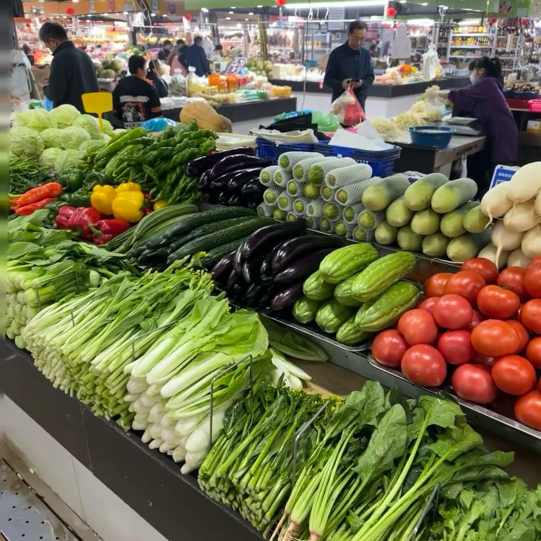 农贸菜市场@秋天