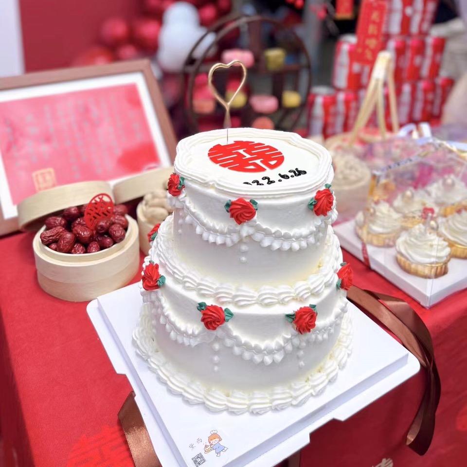 宜州黛西动物奶油工艺蛋糕