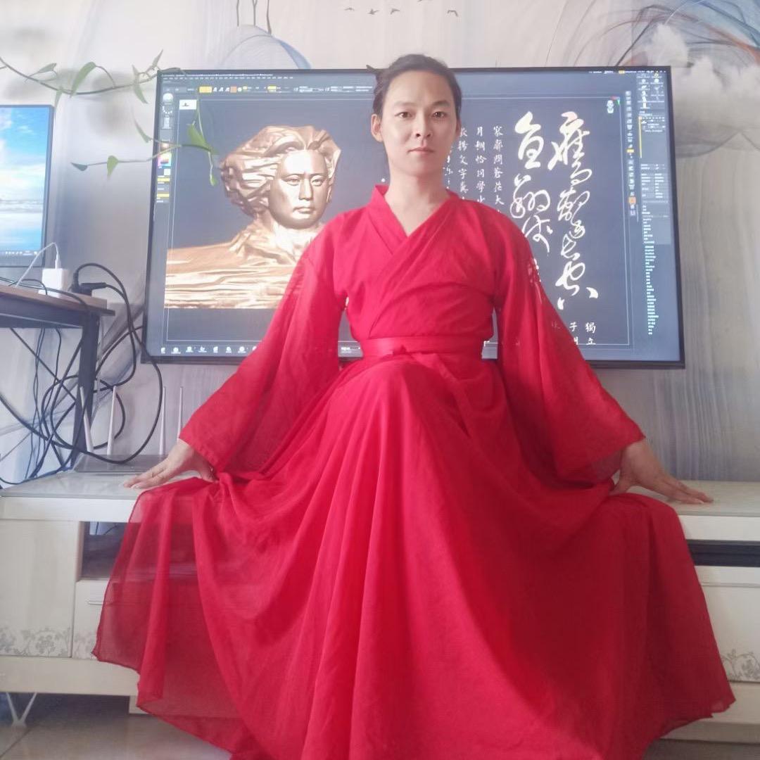 小妮数字雕塑
