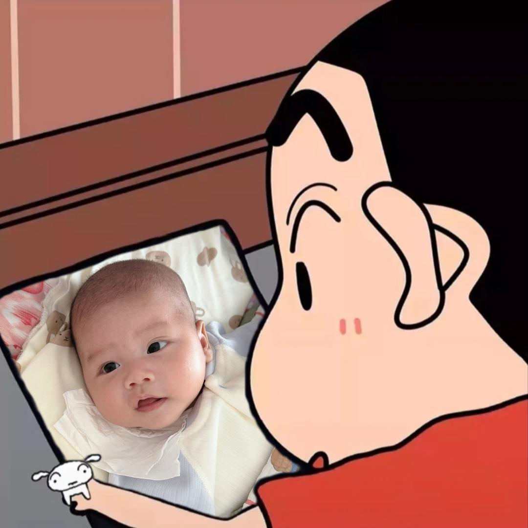 大眼瞪小眼～
