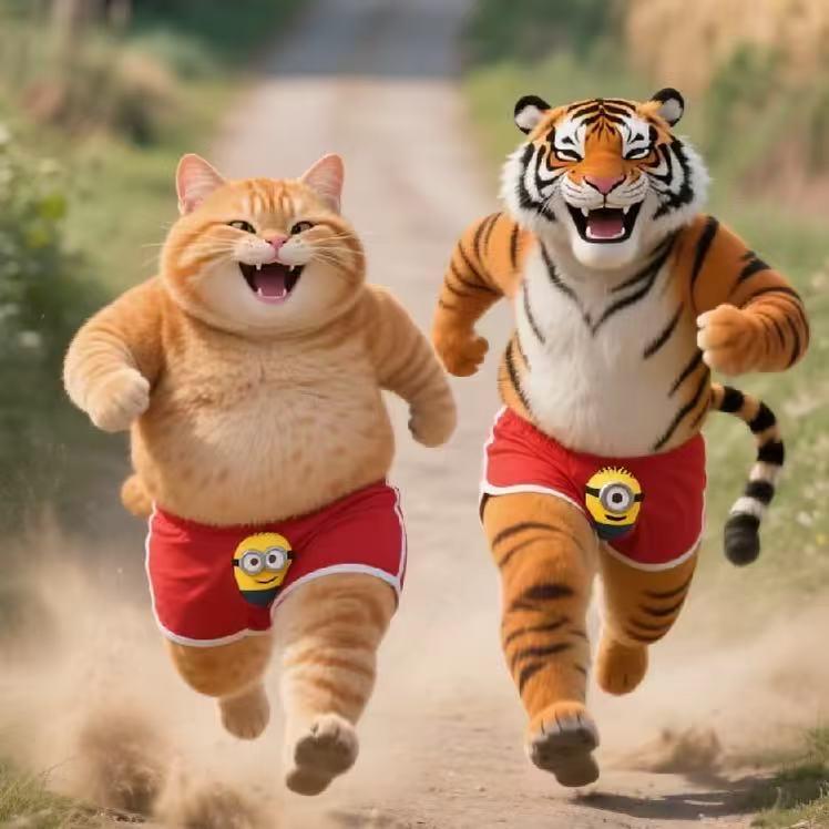 橘猫吃不饱
