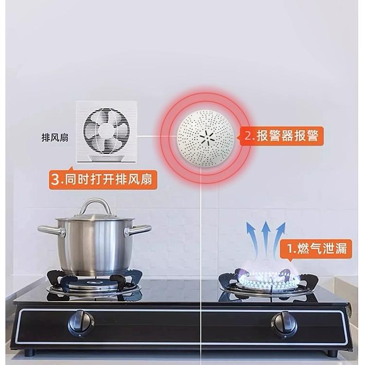 工厂黄工—烟感开关可串联排气扇