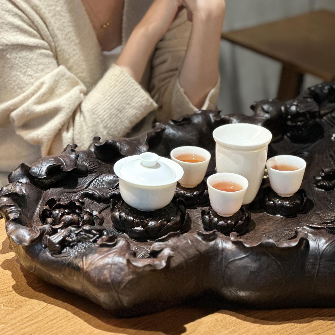 大白小雕国风茶盘制作