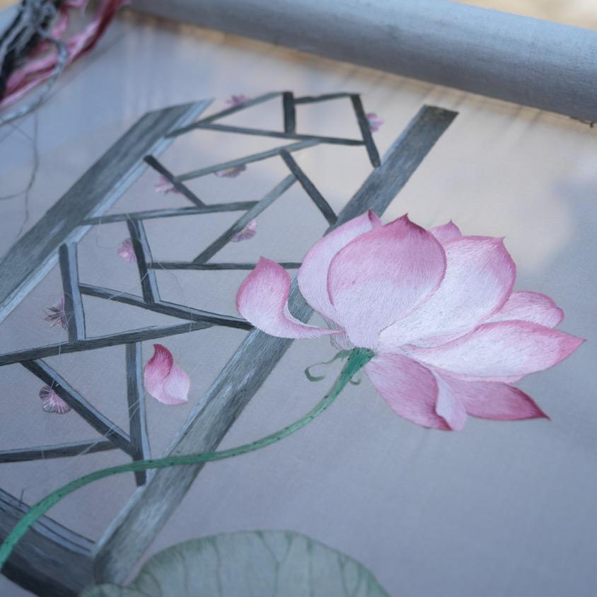 潍坊刺绣非遗传承人金凤