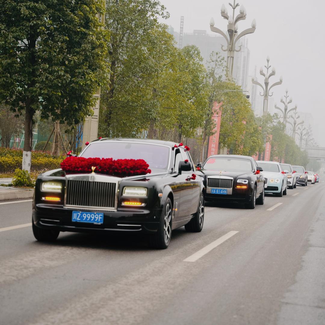 劳斯莱斯婚车队