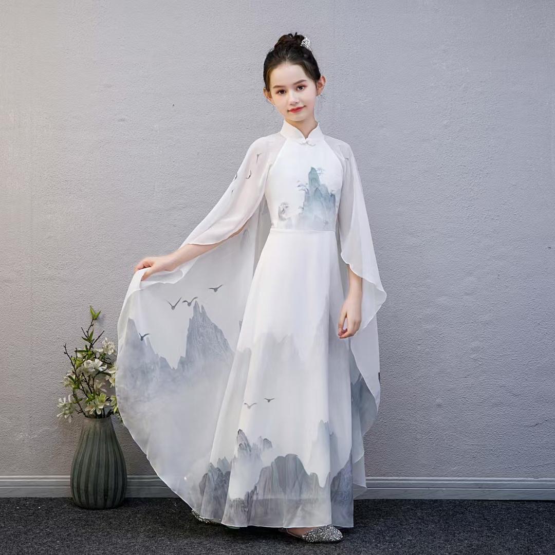 静夜流纱儿童汉服