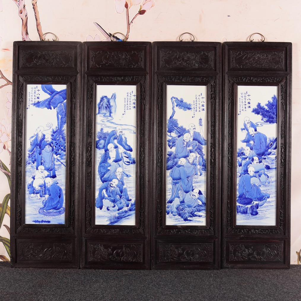 臻禄家瓷板画