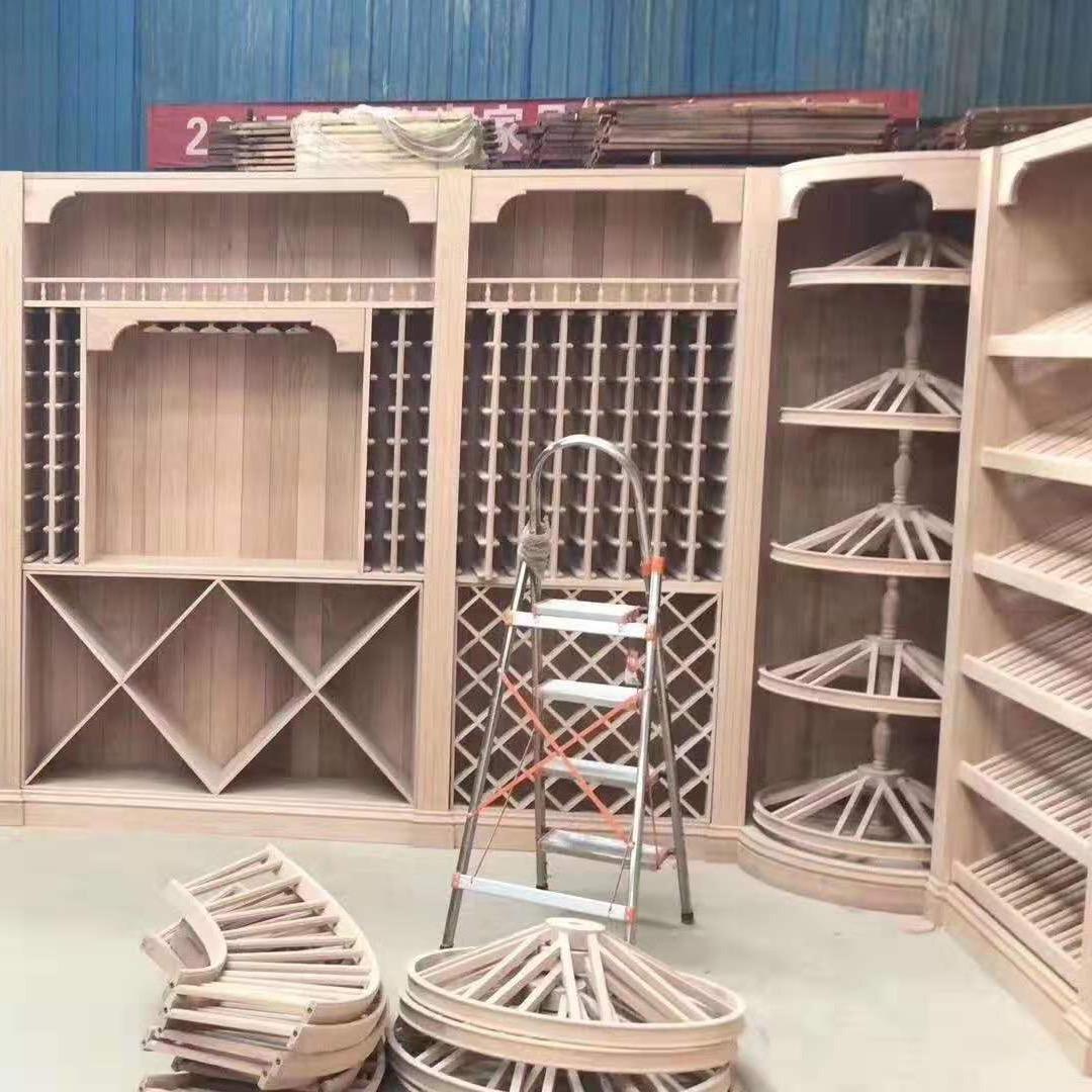 红木家私对外安装制作楼梯酒柜