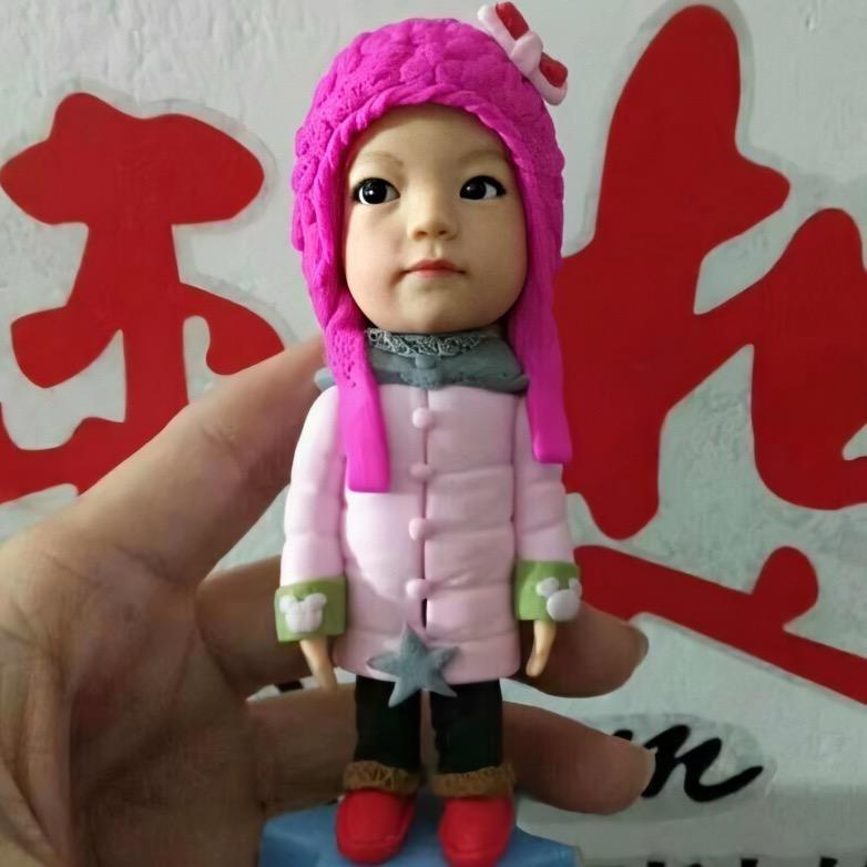燕子姬创意泥人
