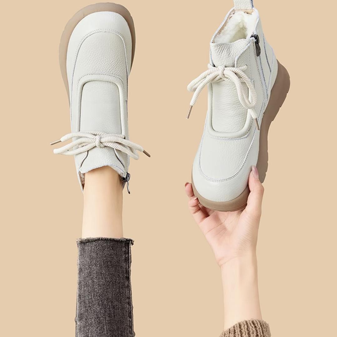 足美复古手工女鞋