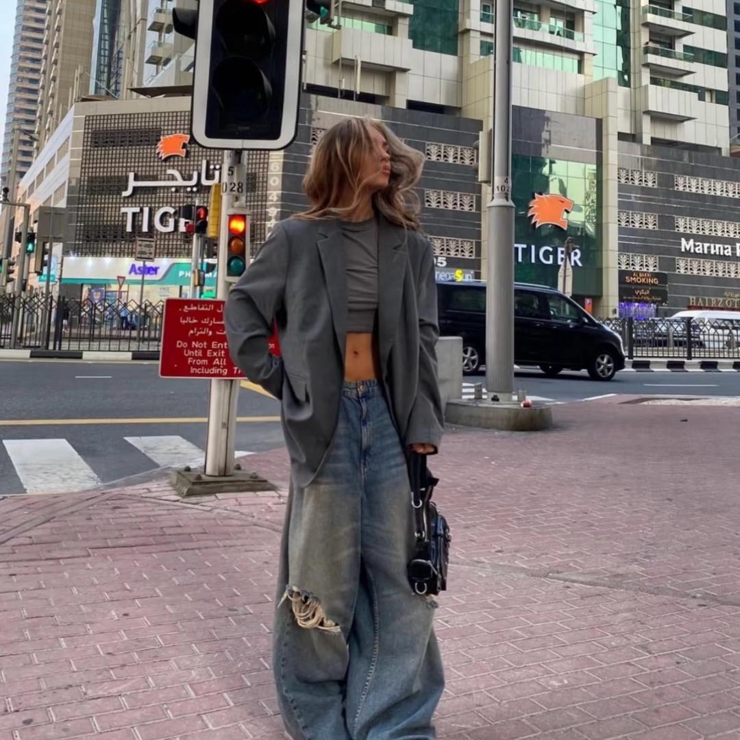 嘟嘟女装穿搭牛仔