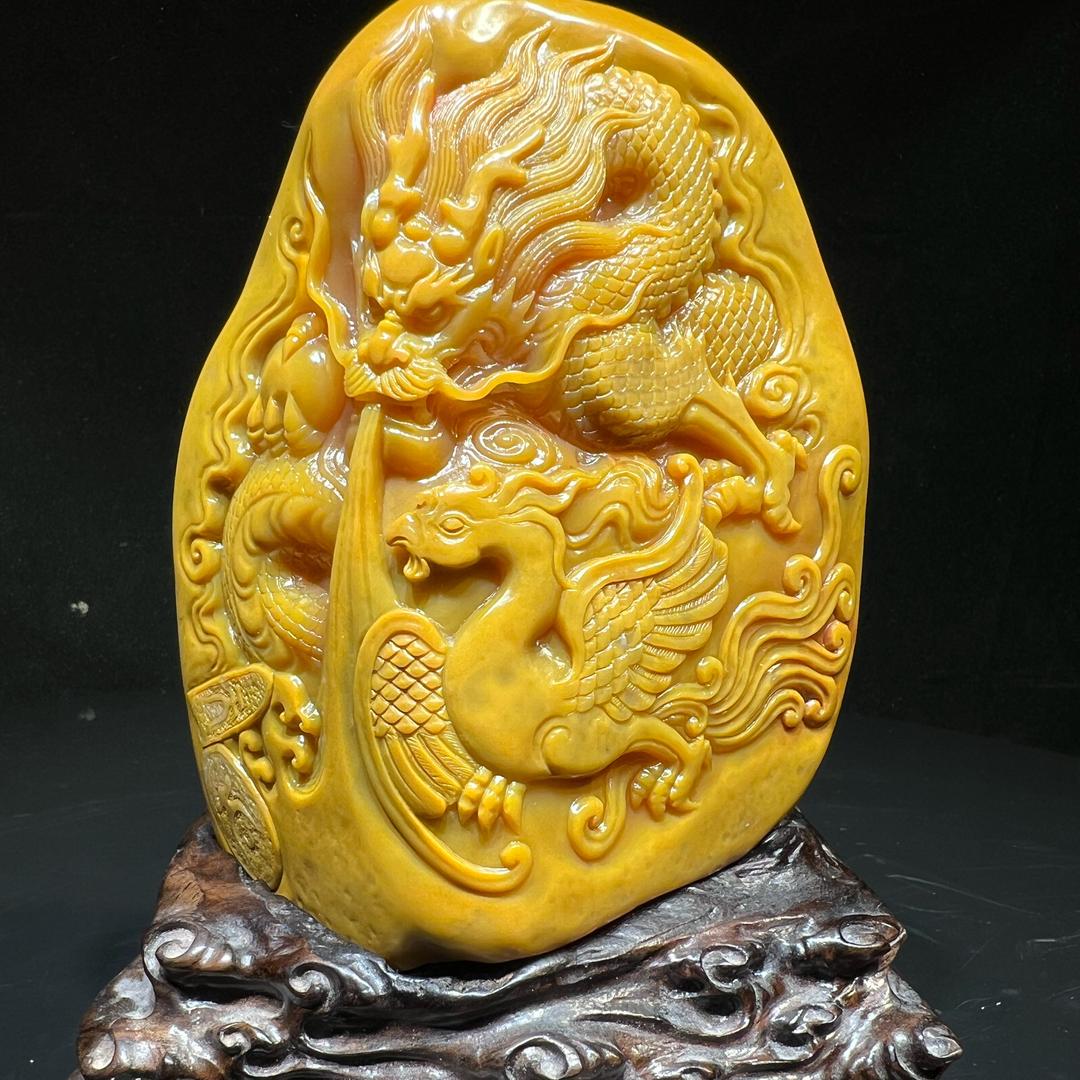 鸿石记寿山石老挝石印章