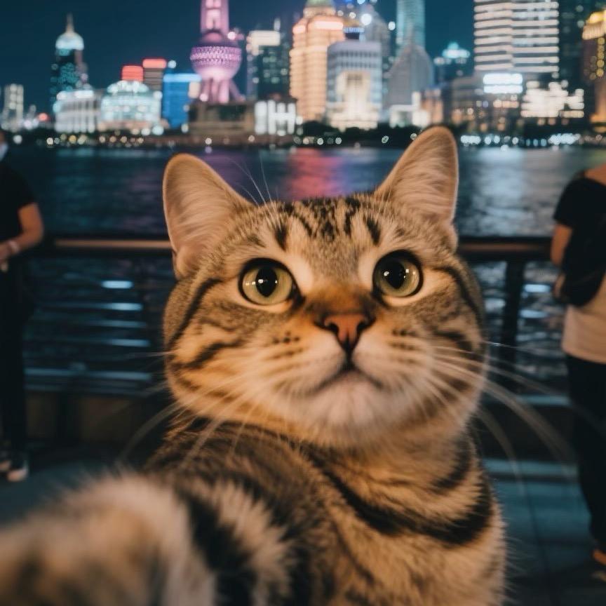 对面一只猫