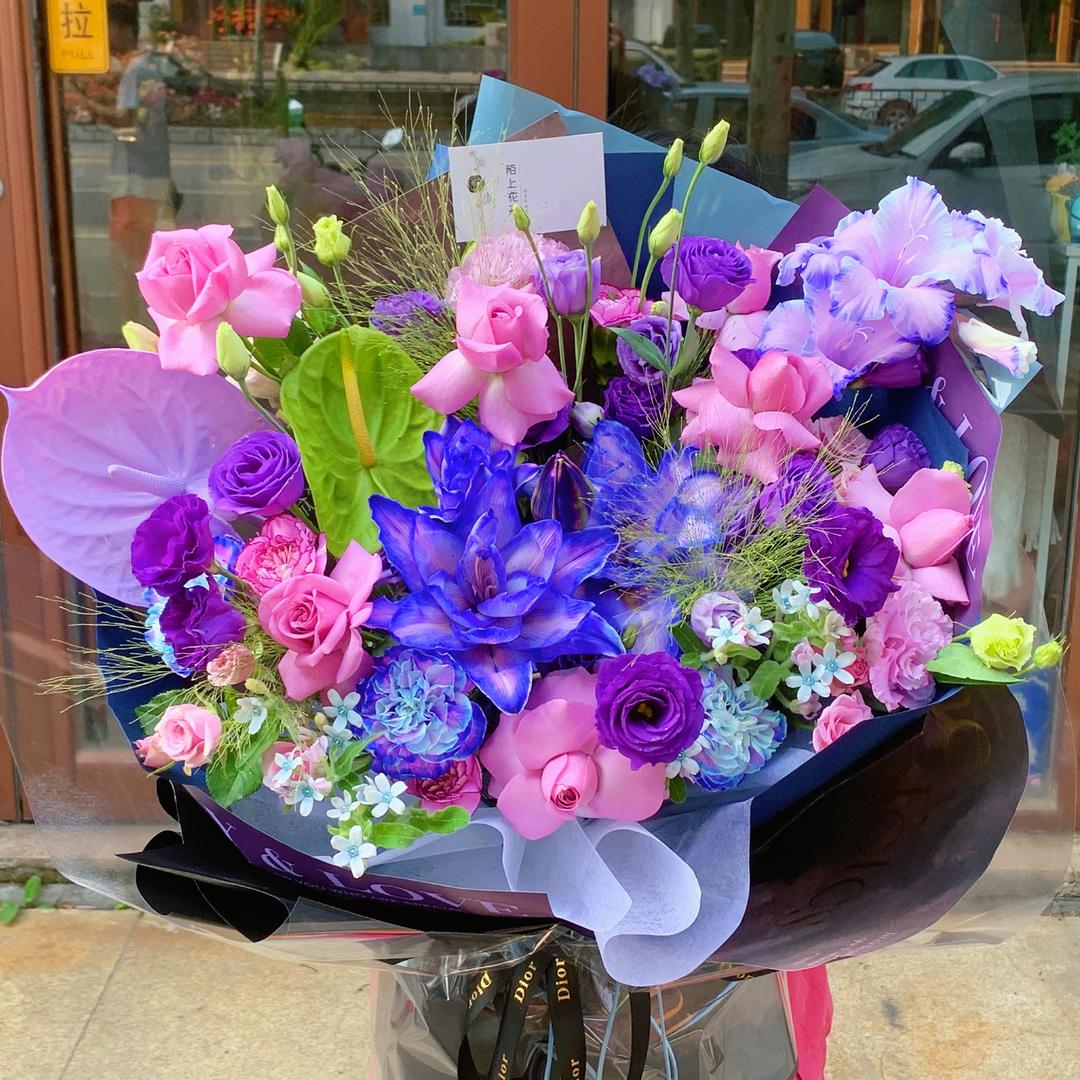 陌上花开鲜花优选~花束鲜花小时达