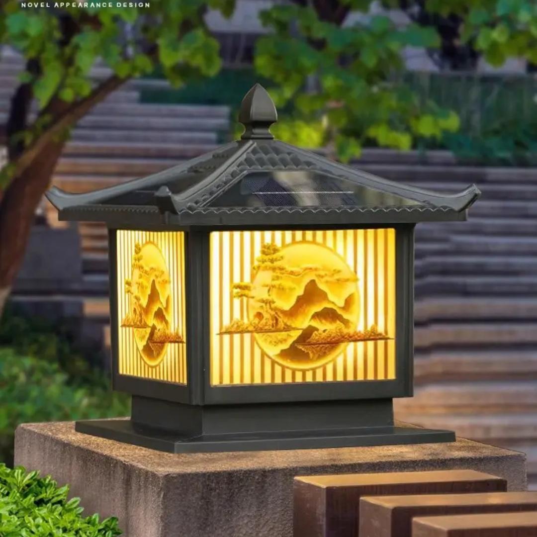 中山市芸之娇户外太阳能灯饰工厂直播间